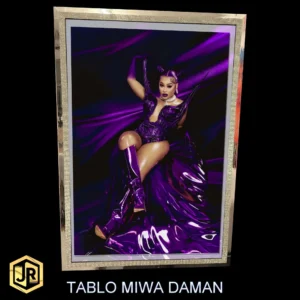 Silver Miror Rhinestone Led Poster